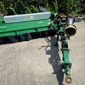 Close-up front view of the Major 9 Foot Mower, in as-new condition, showcasing its cutting mechanism and robust design for efficient mowing.